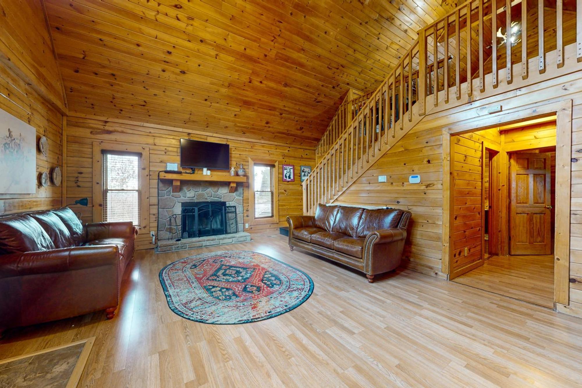 הוילה סביירוויל Bear Lake Cabin מראה חיצוני תמונה